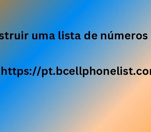 Como construir uma lista de números de telefone