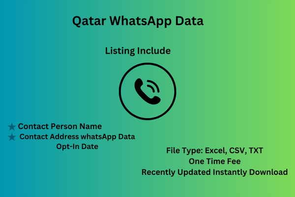 Qatar WhatsApp Data