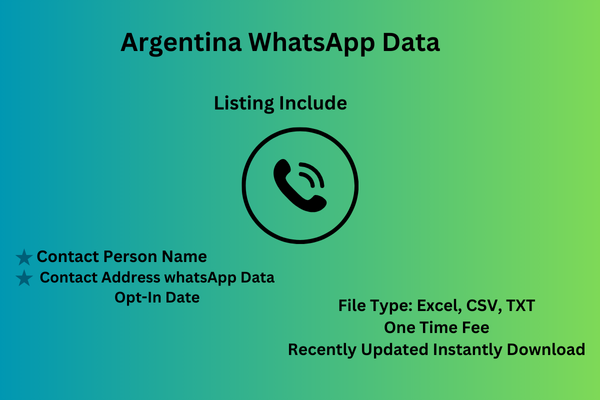 Argentina WhatsApp Data