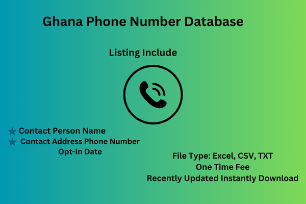 Ghana Phone Number Database